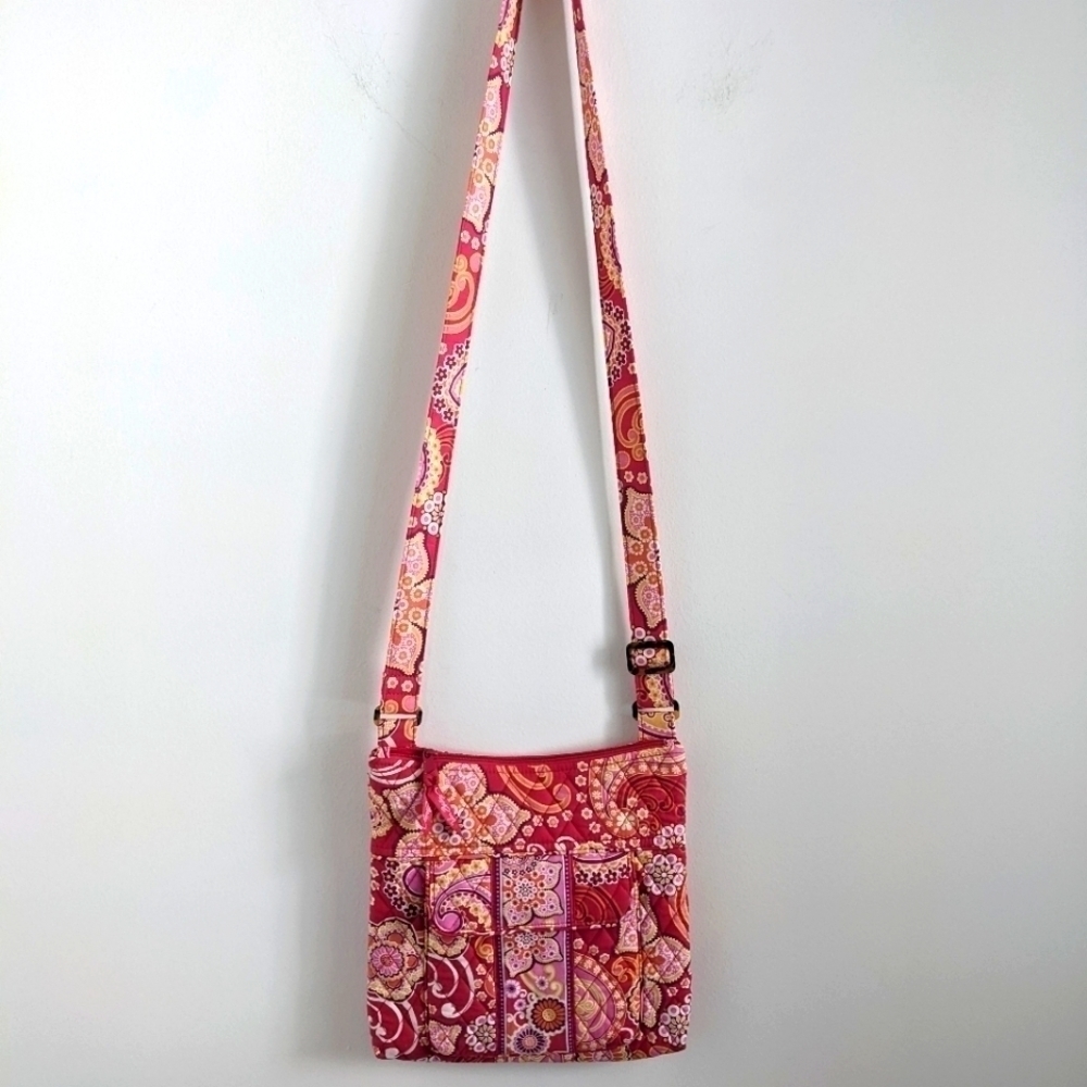 VERA Bradley Crossbody Hipster in Raspberry Fizz NWOT